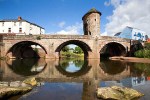 Monnow Bridge Monmouth Monmouthshire Wales